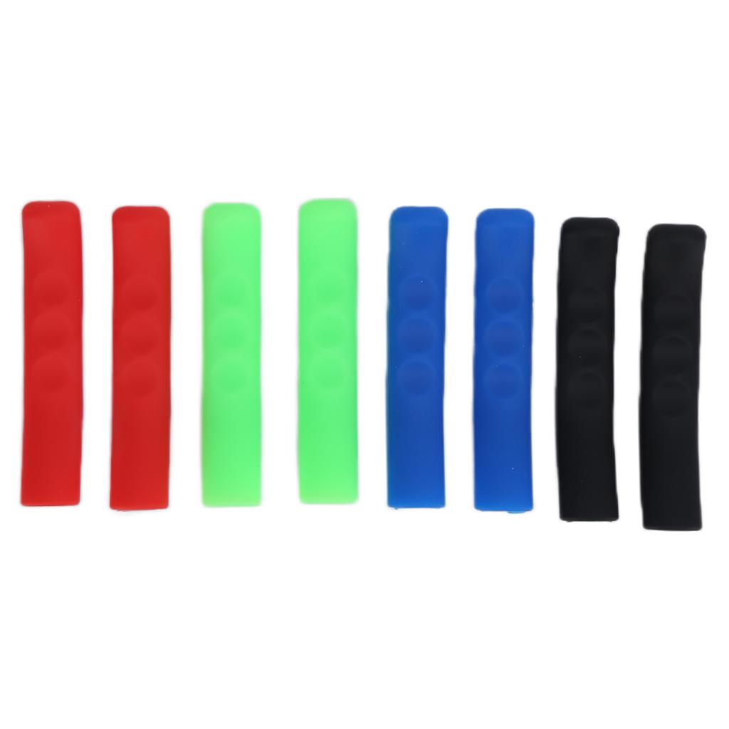 4 Pairs Brake Lever Protective Cover Anti Slip Silicone Sleeve for Mountain Road Bike