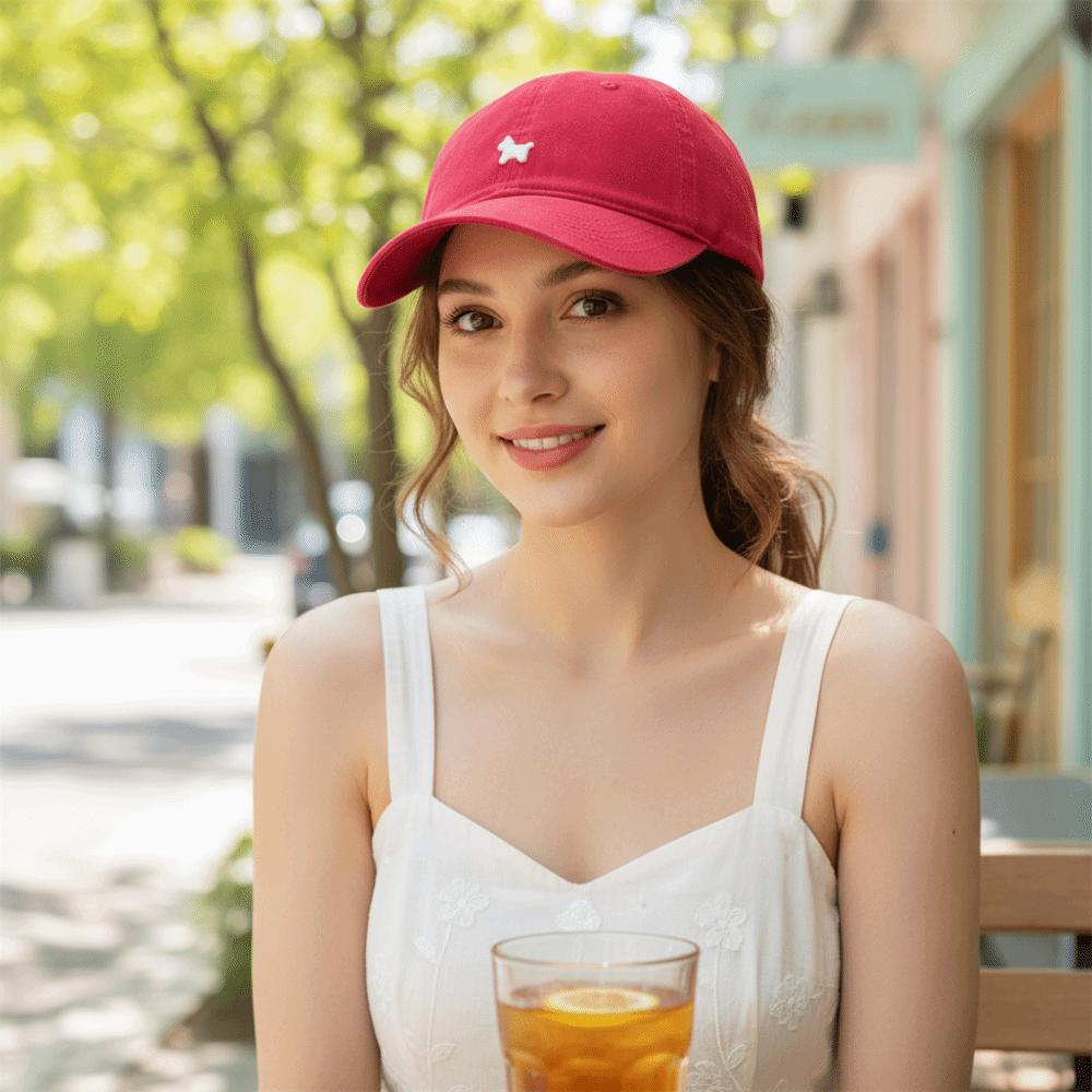 Horse Pony Embroidered Baseball Cap Sunscreen Cotton Baseball Cap Cartoon Baseball Hat  Street