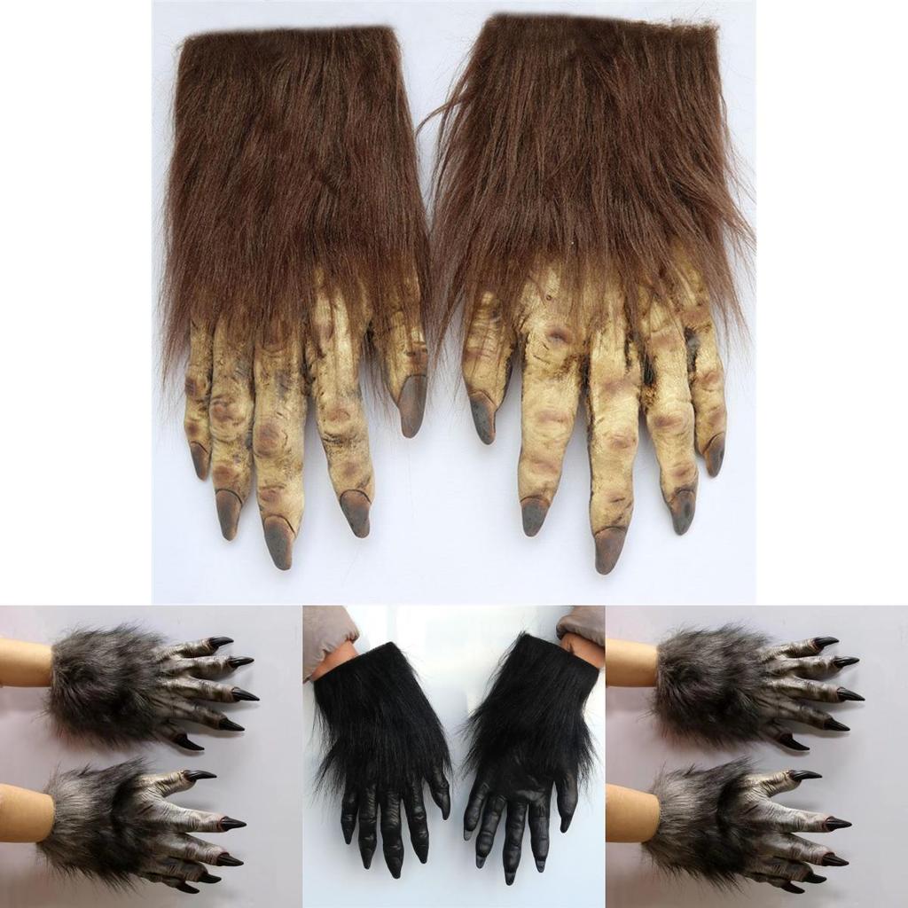 Hilarious Latex Werewolf Claw Gloves For Cosplay Halloween Costumes And Party Props
