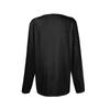 Fashionable Women's Long-sleeved Round Neck Casual  Pleated Loose Top