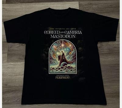 COHEED AND CAMBRIA und MASTODON 2025 T-Shirt Unisex Baumwoll-Tee