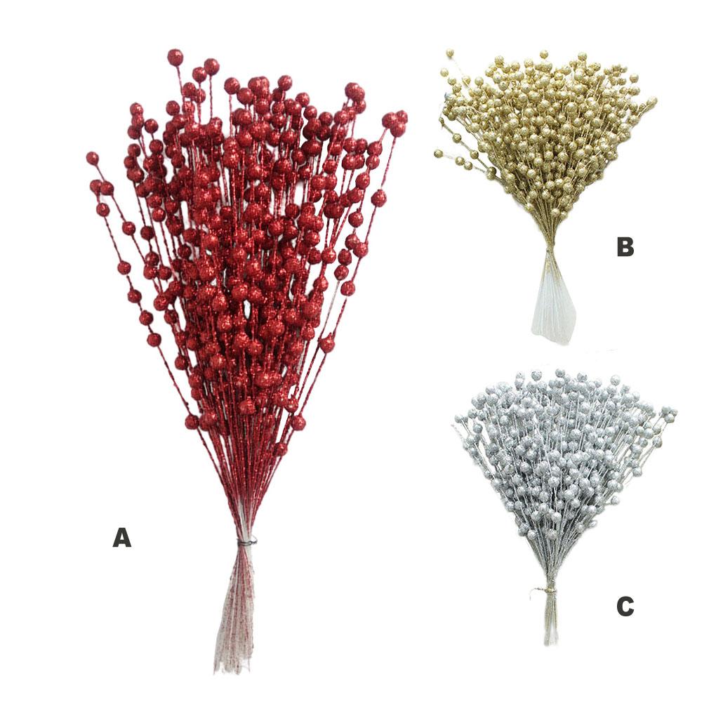 Office Christmas Artificial Photography Props Portable Plastic Foam DIY Simulation Berries Wedding Engagement Festival