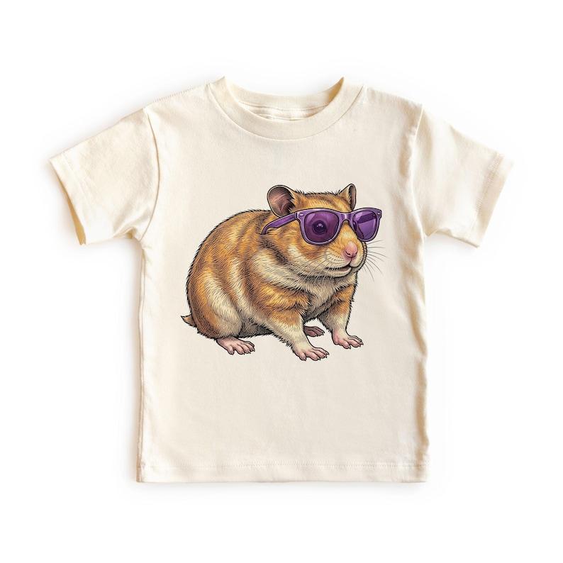 Summer Hamster Wearing Sunglasses Cuddly Pet Toddler, Adult, Youth T-Shirt 100