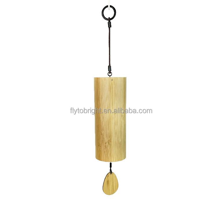 Outdoor Customized Wooden Bamboo Wind Chimes Wooden Wind Outdoor Bells Sound Healing