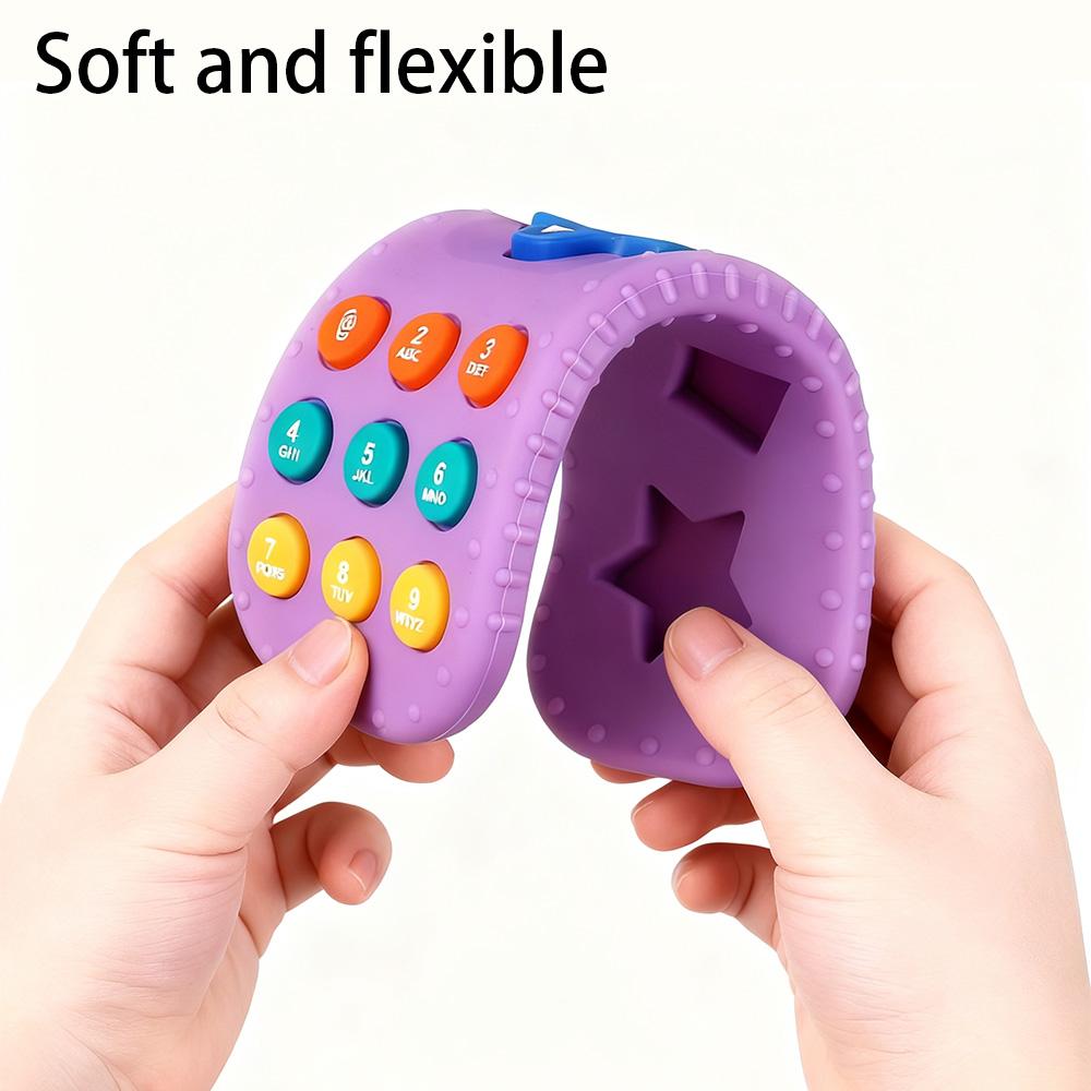 Non-Toxic Simulated Remote Control Teether Baby Pacifier Anti-Thumb-Sucking Soothing Toy For Chewing And Stress Relief