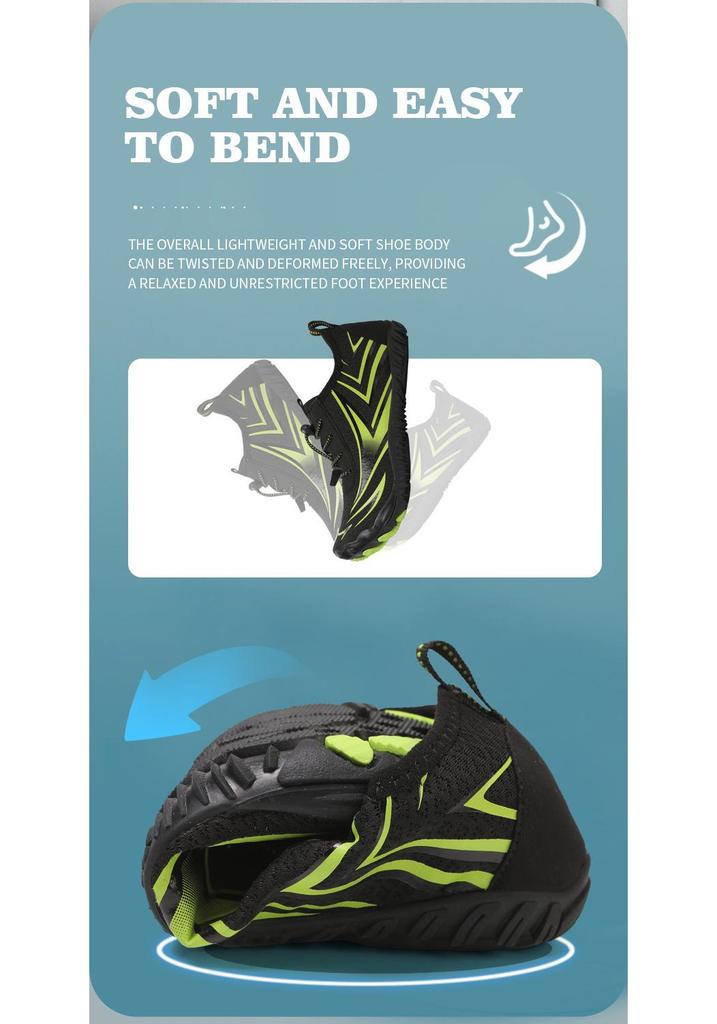 2025 Breathable Five-Toe Water Shoes for Couples - Beach, Swimming, Hiking