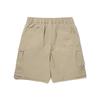 Li Ning Trendy Sports Series Simple Solid Color Loose Fit Casual Shorts Men shorts Fleece-Brown AKSV551-2