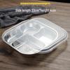 LIJIA FITMENT LJ304 Edelstahl-Mehrkammer-Lunchbox