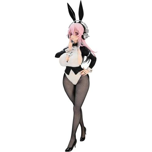Super Sonico Figure BiCute Bunnies Figure Super Sonico Newly Drawn Costume Swallowtail Ver. & Waitress Ver. [2-Set] Official Merchandise