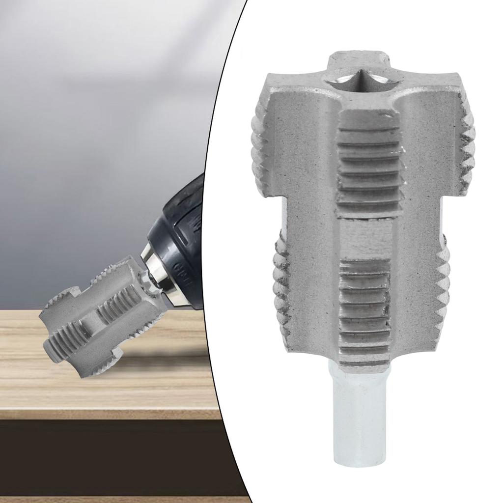 Electric Drill Compatibility Tool 4-Point Water Opener 4-point Diameter 20 Mm PVC Pipe Thread Tool Plumbing Efficiency