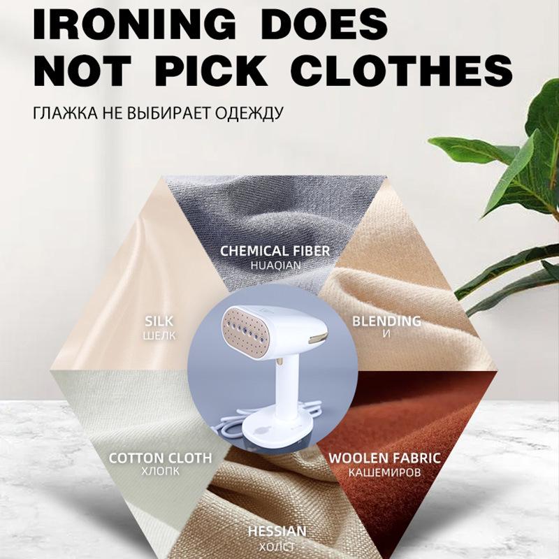 Compact Travel Handheld Garment Steamer and Mini Iron