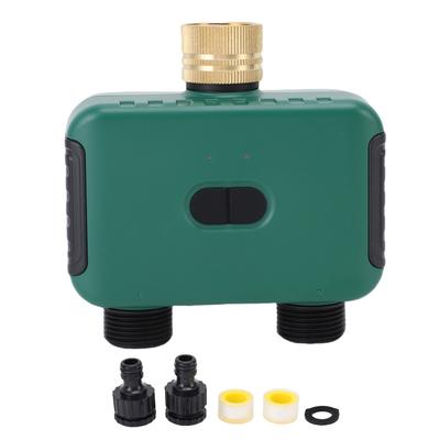 Smart Dual Zone Water Timer Support for Tuya Outdoor 2 Outlet Sprinkler Controller Garden Hose IP55 Water Proof Digital