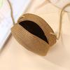 Summer straw bag woven bag seaside vacation new children's cute beach straw bag messenger change bag