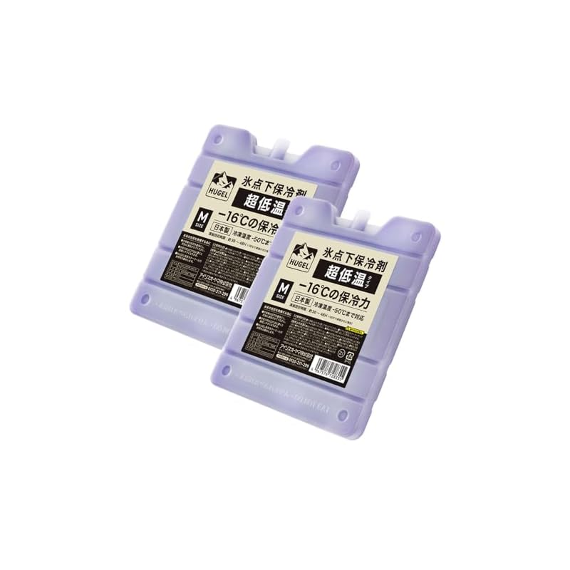 [] Iris Ohyama Ultra-Low Temperature Cooling Pack, Medium Size, Set of 2, HUGEL