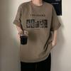 Women's Round Neck Short Sleeve Graphic Print T Shirts Loose Fit Casual Harajuku Streetwear Tops