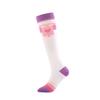 Damen Absorb Sweat Cartoon Print Nylon Long Tube Kompression Outdoor Sportsocken