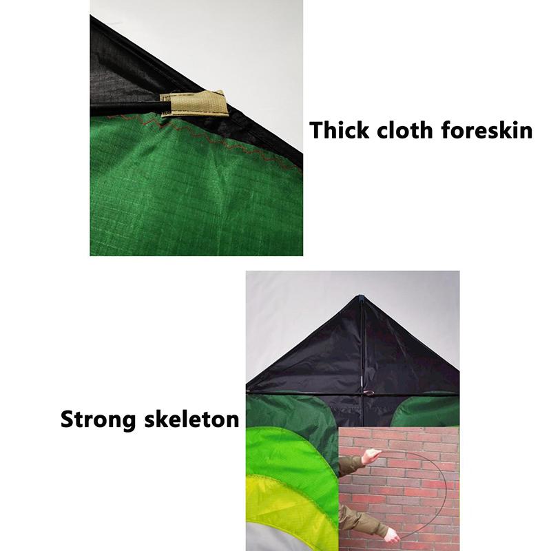 Kite Prairie Kite 1.2M Easy To Fly Adult Children Kite Triangle Kite Breeze Easy To Install