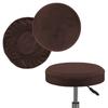 New Velvet Bar Round Stool Cover Elastic Stretchable Round Chair Cover Thickened Washable Seat Chair Slipcover