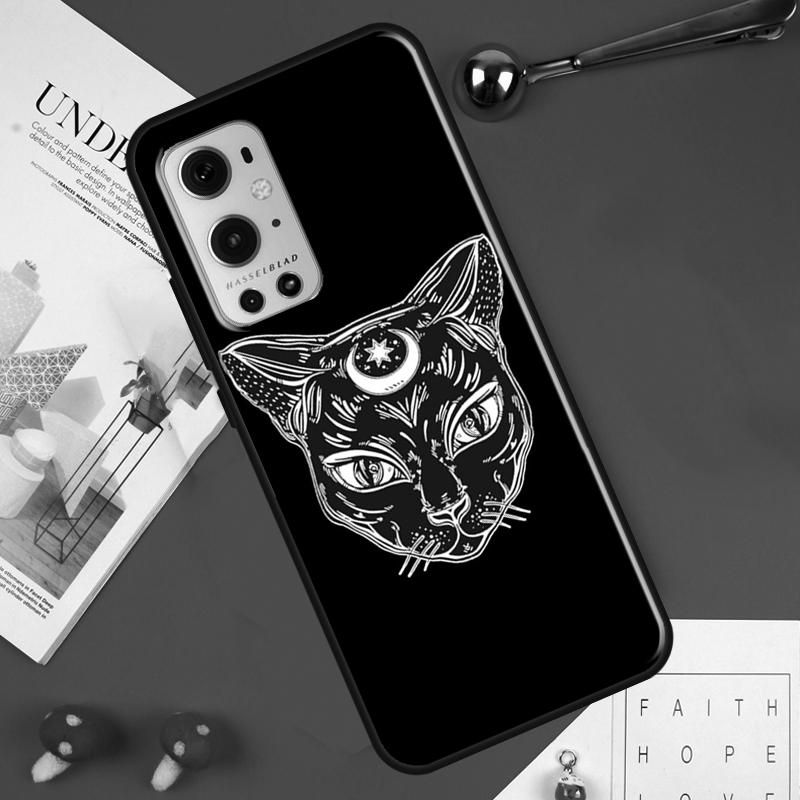 Witchcraft Witch Cat Case For OnePlus Nord 2 CE N10 N100 N20 N200 N300 Ace 8T 9R 9RT 10T 8 9 Pro 10 Pro Cover