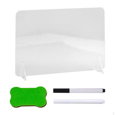 Acrylic Dry Erase Board, Sturdy Design, Simple Notice Erasable Board for Home Office
