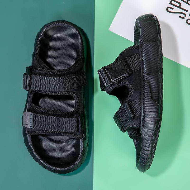 New sandals men's breathable outer slippers men's sports soft-soled beach shoes non-slip