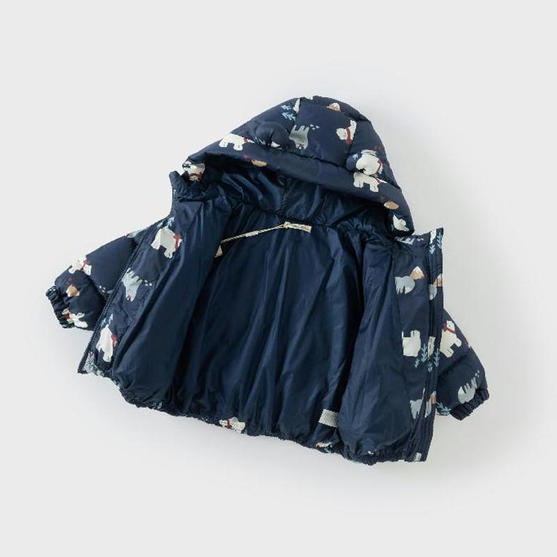 David Bella Kinder Antibakterielle Daunen-Pufferjacke