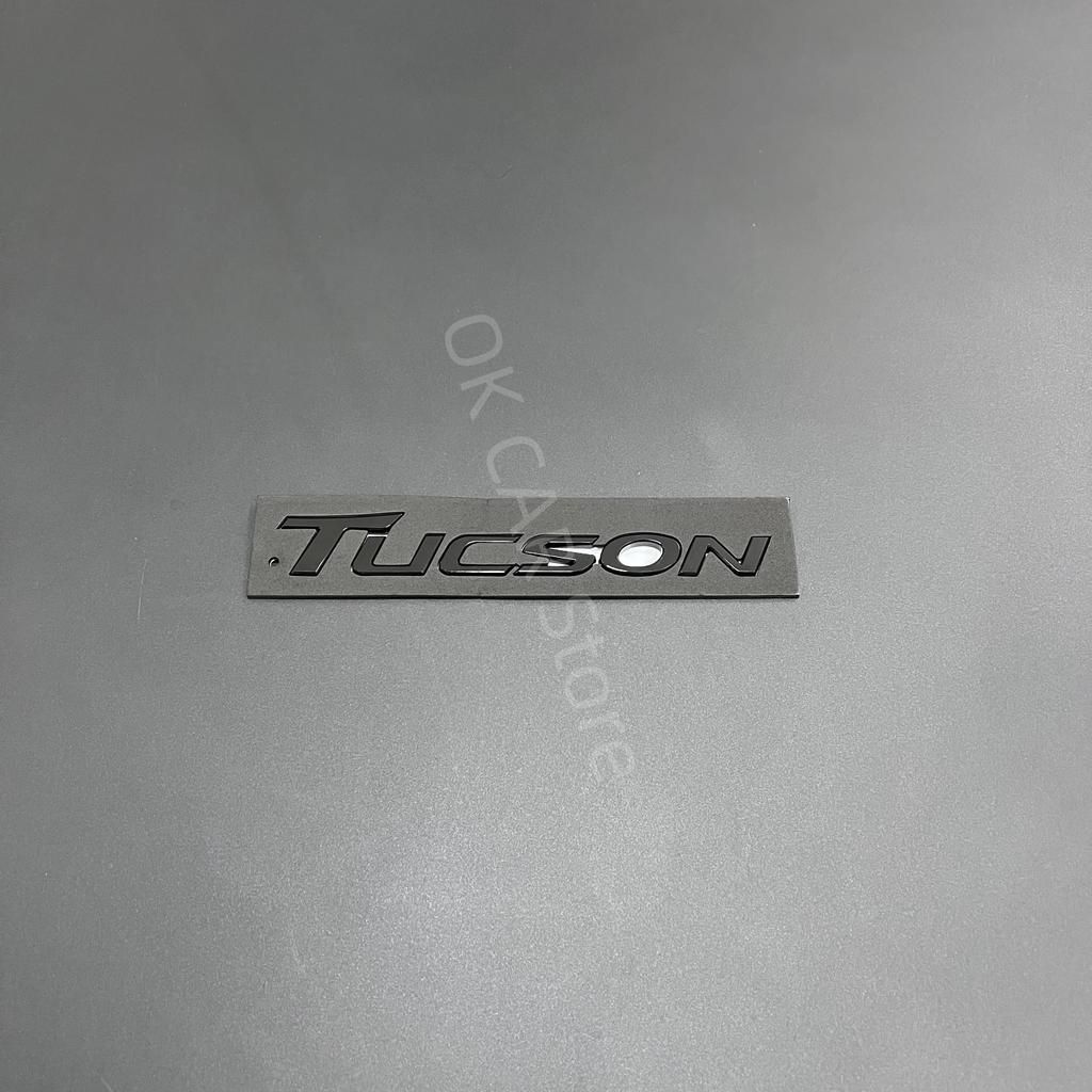 Hvmqy2 Bright Black TUCSON Emblem Trunk Sticker Rear Sticker For Hyundai TUCSON NLINE Car Styling Hyundai Trunk Sticker ABS