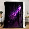 Enchanting Purple Sword Design Print Blanket Soft and Cozy Perfect for the Living Room Bed Sofa or a Nap,gift