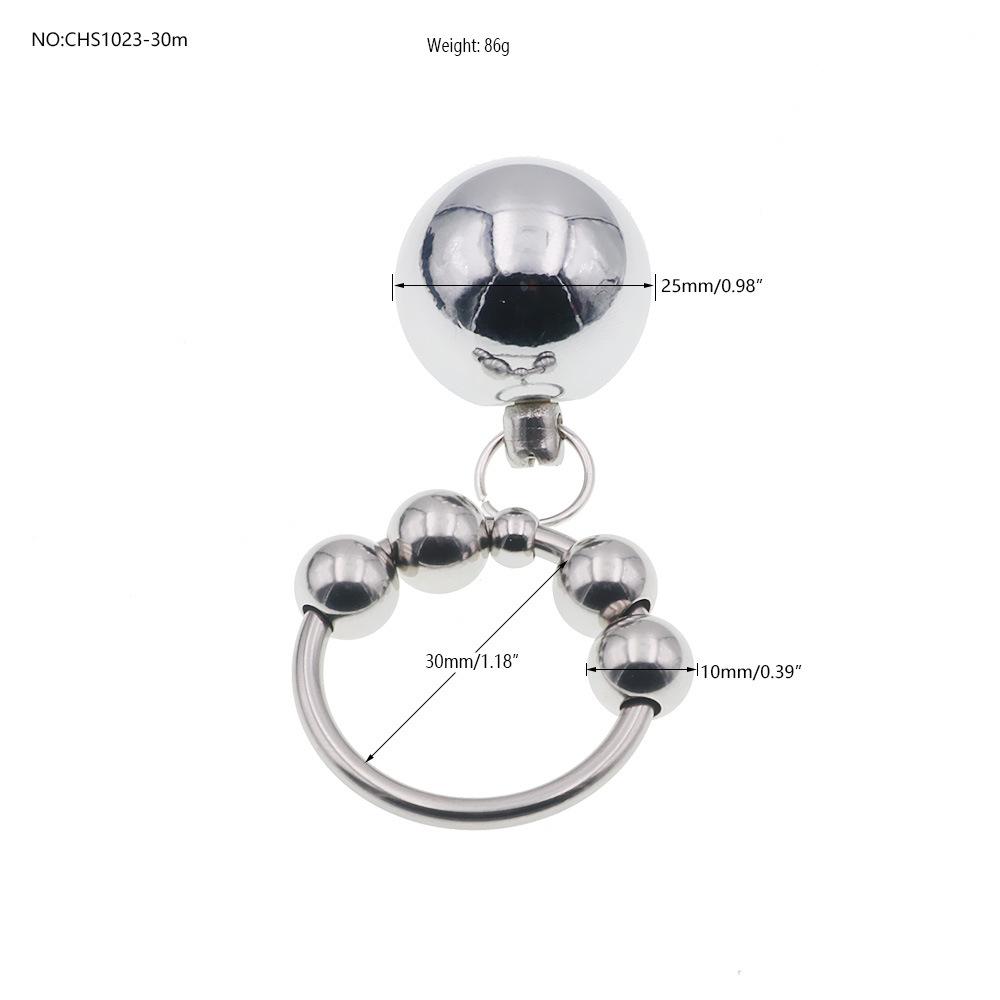 Stainless Steel Penis Pendant Physical Exercise Stretching Weight-Bearing Sex Tool Sex Toys Adult Toys Hanging Ball