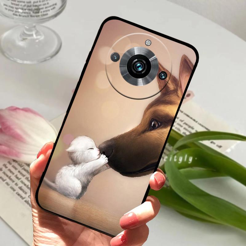 Pro pouzdro Realme 11 Pro Plus Silikonové nárazuvzdorné měkké TPU kryt telefonu Pro Realme 11 11Pro+ 5G Funda Realme11 Pro Capa Kreslený
