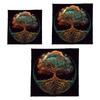 Tarot Card Tablecloth Altars Cloth Trees Of Life Tablecloth Astrology Divinations Non-Slip Mat Tapestry Home Decorations