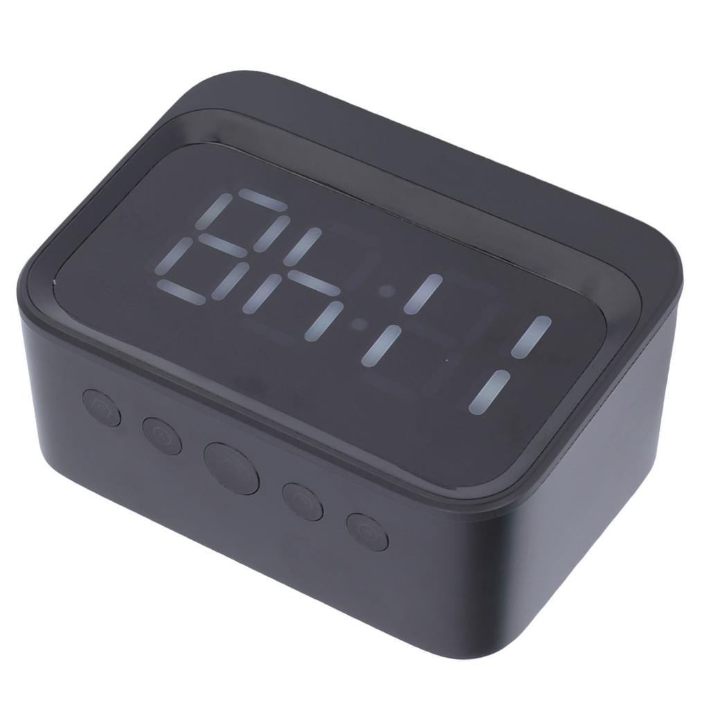 Ceas Digital cu Boxă Wireless Afișaj LED Ceas deșteptător Reîncărcabil cu Player Muzică MP3 pentru Persoanele care Dorm