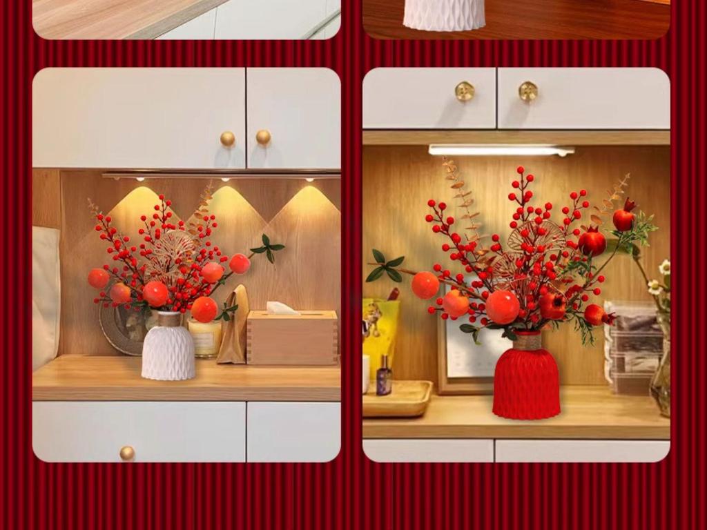 Bridal Arrangement Wedding Gift Plant Ornament for Living Room and Engagement Decorations