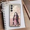 Nezuko I-Kamado Phone Case For Samsung Galaxy A73,A21s,A22,A31,A52,A53,A71,A41Soft Black Shell