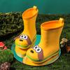 Children's Rain Boots Boys Girls New Kindergarten Baby Water Shoes Waterproof Non-Slip Outdoor Wear Toddler Rain Boots