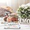2D Flat Elegant Floral Acrylic Decorative Plaque for Daughter - with Pink Peonies & Heart Design, Perfect for Graduation, Birthday, Mother'S Day