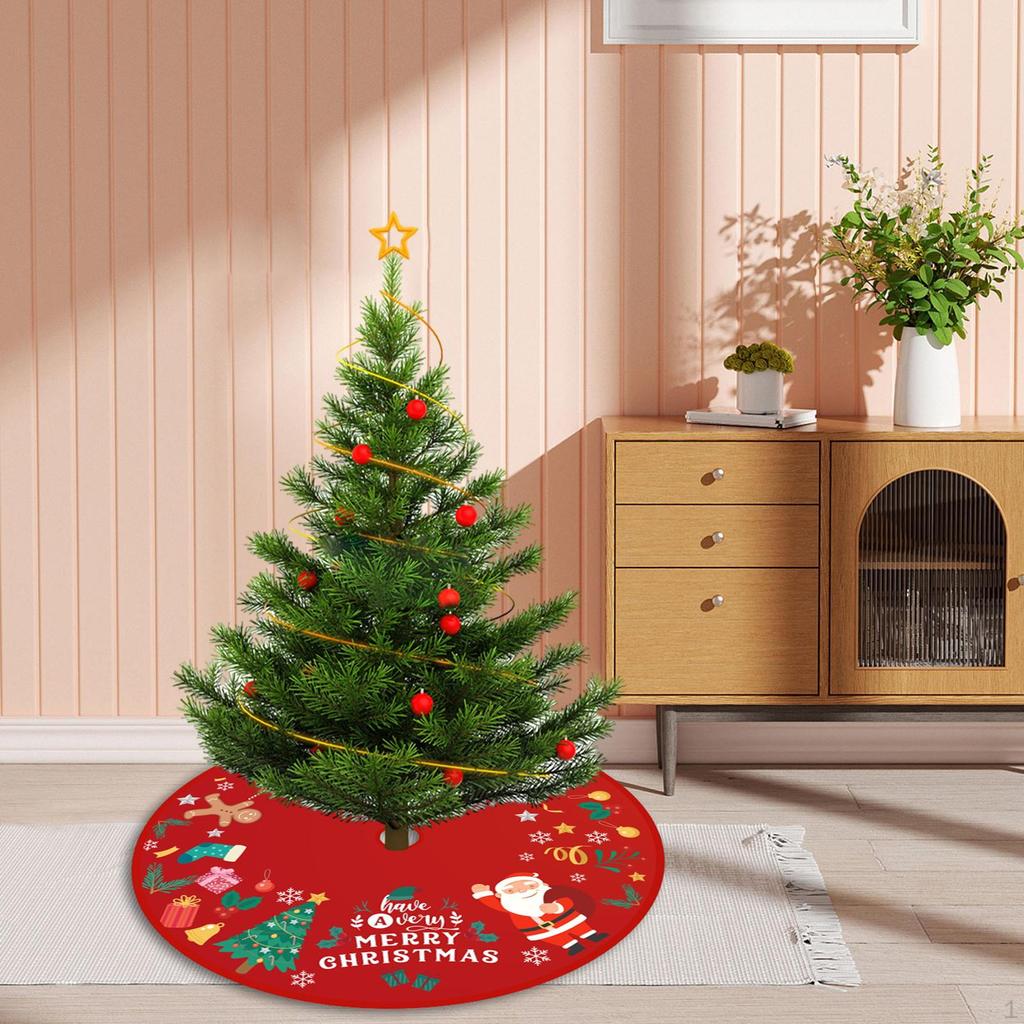 90cm Christmas Tree Skirt Base Cover for Indoor And Outdoor Use