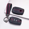 Key Fob Cover for SsangYong Korando Actyon Kyron Rexton Tivoli Musso with Keychain Anti-Scratch Guard Shockproof Protection Soft Grip Texture