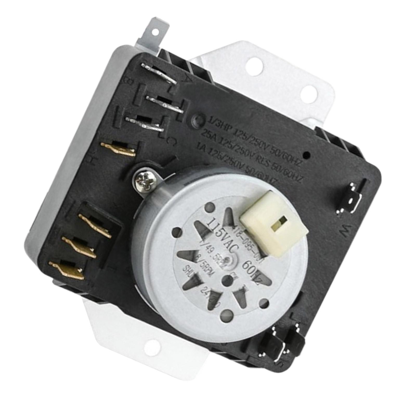 

Precise Dryer Timer with Durable Plastic Metal Construction Laundry Timing Part for Accurate Laundry Drying Control