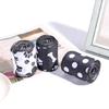 2.5inch Paw Print Wire Ribbon,Dog Ribbon,Polkas Dots Ribbon Wire Edged Ribbon