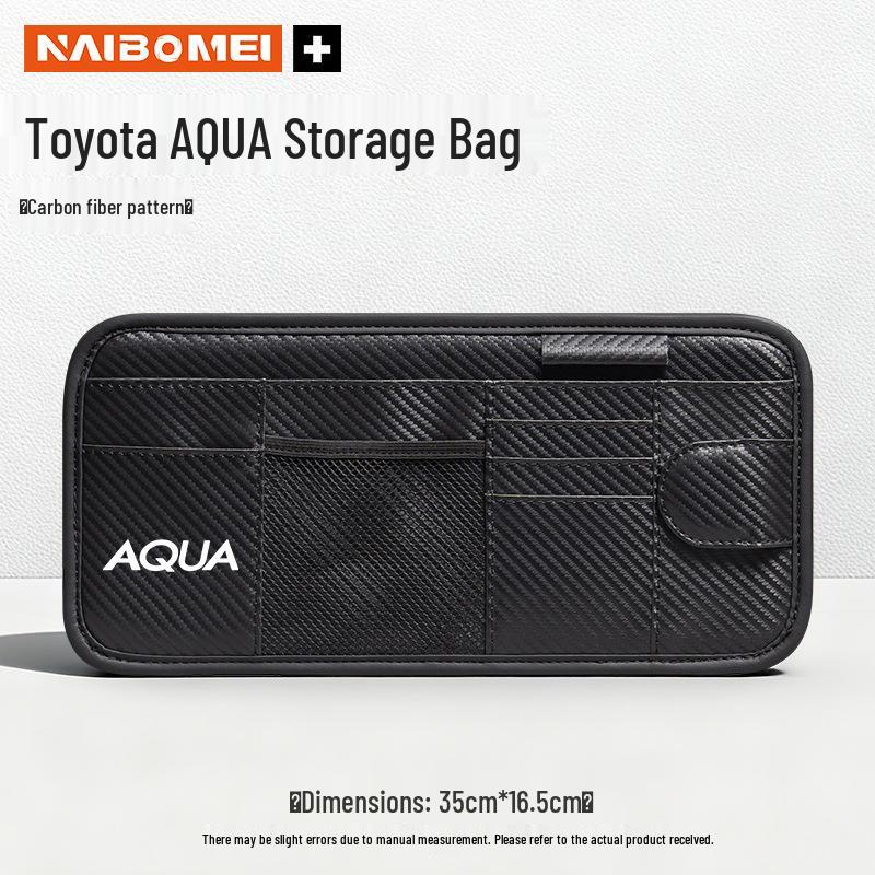 Toyota AQUA Car Sun Visor Multifunctional Storage Clip & Decorative Card Holder