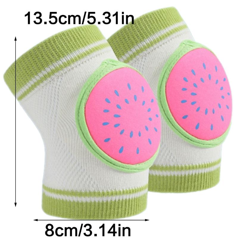 1 Pair User  Friendly Baby Knee Protective Sleeves Kneepads For Indoor Play Crawling Practice And First Step Safety