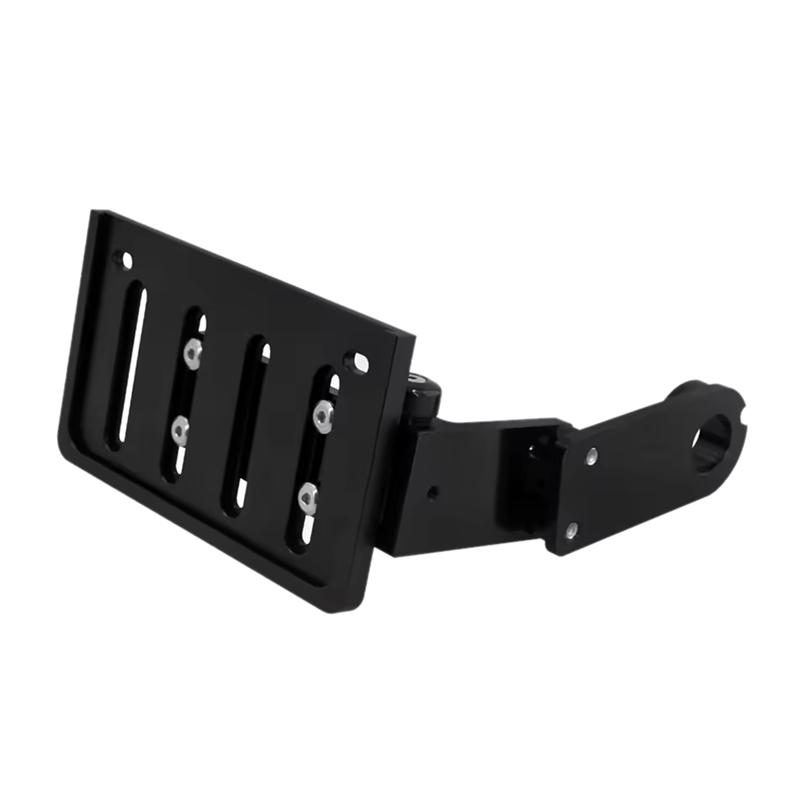 ABLZ-Motorcycle License Plate Holder Support Bracket Rear Side Mount For Softail Fat Boy Breakout FXBB FLFB 2018-Up