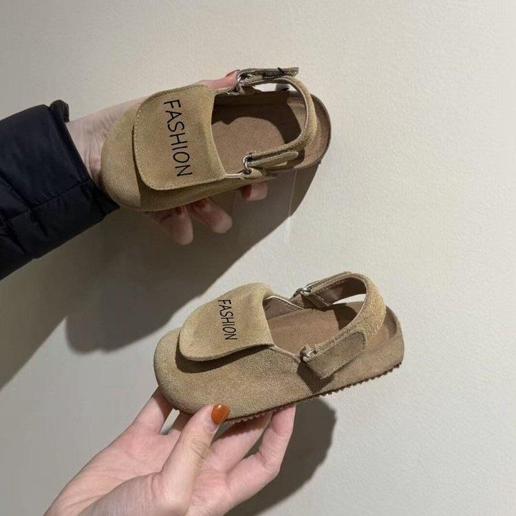 Children's Anti-Kick Toe Stylish Korean Summer Sandals - Versatile Birkenstock-Style for Boys and Girls 2026.