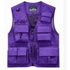 Summer Men Mesh Pockets Fishing Photography Breathable Vests Coats Men Outdoor Waistcoats Sleeveless Jackets