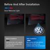 VW 2X LED Car Welcome Logo Light Door Projector Light for VW GTI Polo Golf Passat Tiguan Arteon Touareg CC Taigo Auto Accessories