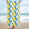 1pc Flounder Beach Towel with Cute Flounder Fish Design Quick-Dry Swimming Pool Towel for Bath Travel Accessories