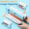 Multi Functional Stationery Box Mechanical Pen Case Cartoon Pencil Case  School Supplies