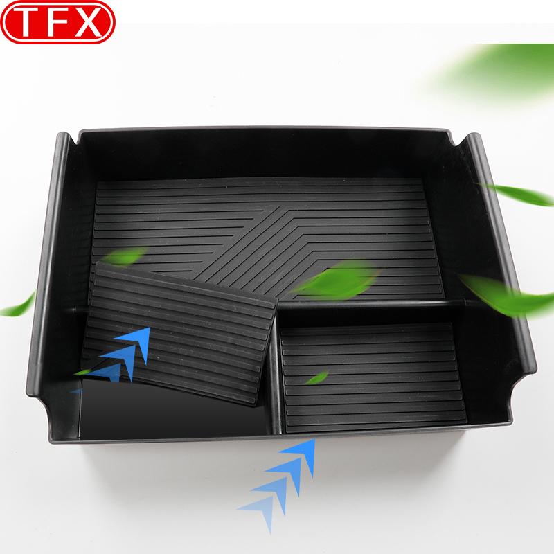 For Geely Galaxy Starship 7 EM-i 2024 2025 Car Armrest Box Storage Box Center Console Lower Layered Storage Box Auto Accessories