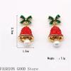 Personality Earrings New Year's Gift Red Bell Earrings With Unique Autumn And Winter Temperament High-end Atmosphere Fashionable